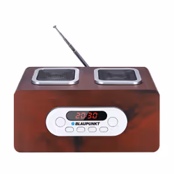 Blaupunkt PP5BR, Portable, FM, 6 W, LED, 3,5 mm, Bois
