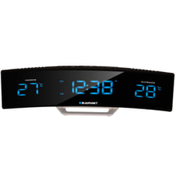 Blaupunkt CR12BK Radio portable Horloge Numérique Noir, Argent