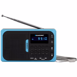 Blaupunkt PR5BL, Analogique, FM, 1 W, Noir, Bleu, 123 mm, 30 mm