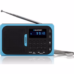 Blaupunkt PR5BL Radio portable Analogique Noir, Bleu