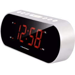 Blaupunkt CR6SL réveille-matin Réveil numérique Noir, Blanc