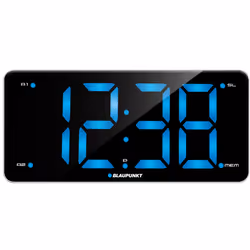Blaupunkt CR15WH, Réveil numérique, Noir, Blanc, FM, PLL, LCD, 7,62 cm (3"), Batterie