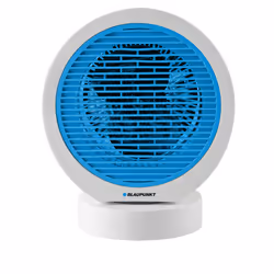Blaupunkt FHM401, Chauffage de ventilateur électrique, Acier inoxydable, Intérieure, Sol, Bleu, Blanc, 2000 W