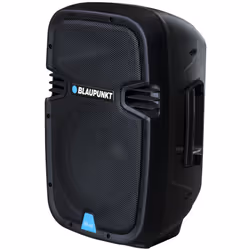 Blaupunkt Profesjonalny system audio PA10, 1-voie, Tour de PC, 600 W, Noir, Secteur, Batterie, 12 V
