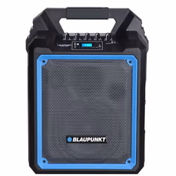 Blaupunkt MB06, 500 W, Avec fil &sans fil, A2DP, Enceinte portable stéréo, Noir, Bleu, Pieds