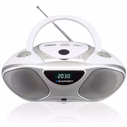 Blaupunkt BB14WH Lecteur de CD Graveur de CD Argent, Blanc