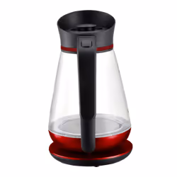 PRIME3 SEK51RD bouilloire 1,5 L 2200 W Rouge, Transparent