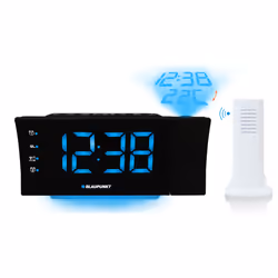 Blaupunkt CRP81USB, Réveil numérique, Noir, -20 - 50 °C, FM, Temperature, Temps, LED