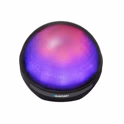Blaupunkt BT08LED, 5 W, Avec fil &sans fil, A2DP, Noir, Sphérique, Multicolore