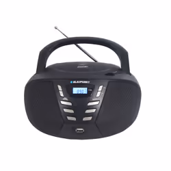 Blaupunkt BB7BK, 230 g, Noir, Lecteur CD portable