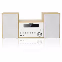 Blaupunkt MS45BT, Système micro audio domestique, Beige, 1 disques, Plateau, 50 W, Sans fil