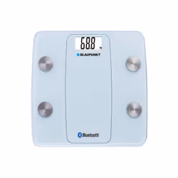 Blaupunkt BSM711BT, Pèse-personne électronique, 180 kg, 100 g, Bleu clair, Rectangle, Pieds