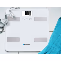 Blaupunkt BSM501 balance Carré Blanc Pèse-personne électronique
