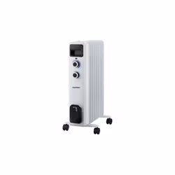 Blaupunkt HOR401, Chauffage électrique à bain d’huile, Huile, Intérieure, Sol, Blanc, 2000 W