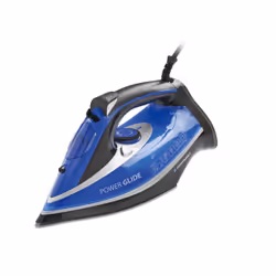 Blaupunkt HSI801, Fer à repasse à sec, Semelle en céramique, 3 m, 140 g/min, Noir, Bleu, 45 g/min