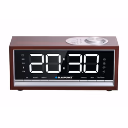 Blaupunkt CR60BT, Portable, Analogique et numérique, FM, PLL, LED, Noir, Bois, Rotatif