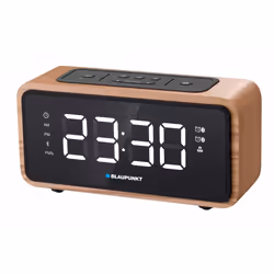 Blaupunkt CR65BT Radio portable Analogique et numérique Noir, Bois