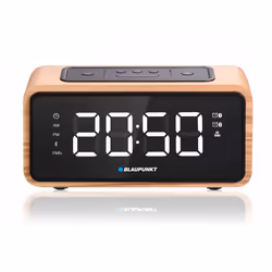 Blaupunkt CR65BT Radio portable Analogique et numérique Noir, Bois