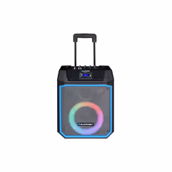 Blaupunkt MB08.2, 1-voie, Sans fil, 600 W, Noir, Bleu