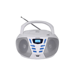 Blaupunkt BB7-WH Système stéréo portable Numérique 2,4 W FM Gris Lecture de MP3