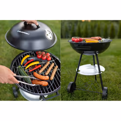 Blaupunkt GC301 barbecue et grill Chaudron Charbon de bois (combustible) Noir