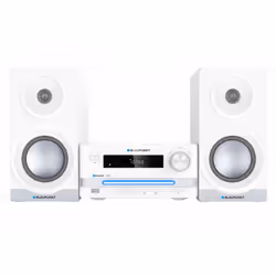 Blaupunkt MS16BT, Système micro audio domestique, Blanc, 1 disques, 45 W, FM, PLL, LED