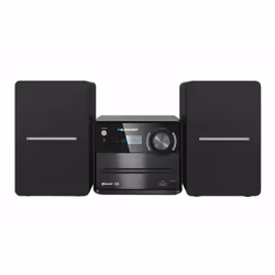 Blaupunkt MS13BT, Système micro audio domestique, Noir, 1 disques, 45 W, FM, PLL, LED