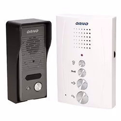Interphone - ORNO - Orno Home Blanc L - Filaire - 2 fils - Volume réglable