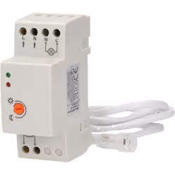Interrupteur crépusculaire + capteur étanche IP65 Ce détecteur crépusculaire est livré avec une cellule photoélectrique précâ ...