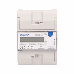ORNO OR-WE-507 compteur électrique Électronique A brancher Blanc