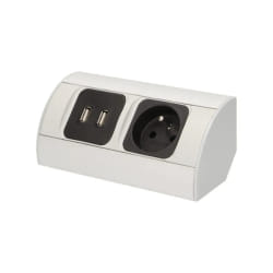 Orno Bloc Prises Cuisine - 2 Ports USB