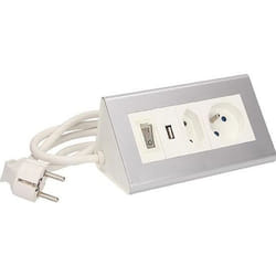 Multiprise - Orno - Modèle avec 2 prises - Type E et C - 1 port USB - 3500W max