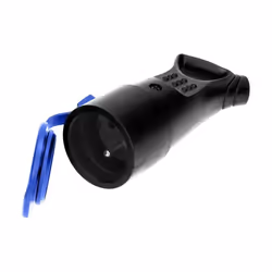 Prise électrique - OR-AE - 1370 - 2P+T - Étanche IP44 - Caoutchouc Noir