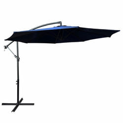 Parasol de jardin ASTER avec protection UV bleu foncé Poids 121 kg Dimensions L300 x l300 x H245 cm