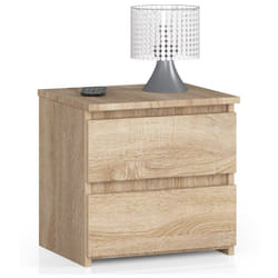 AKORD Furniture Factory OP0LCL2DAB001 Table de nuit et table de chevet 2 tiroir(s)