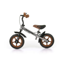 Milly Mally Dragon Z Hamulcem vélo et accessoire Acier Noir, Marron, Argent