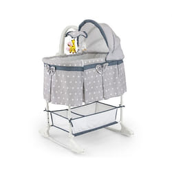 Berceau Portable - Milly Mally - Sweet Melody - 4en1 - Télécommande - Jaune