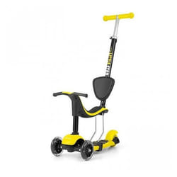 Porteur Trottinette 3 en 1 Milly Mally Little Star Jaune