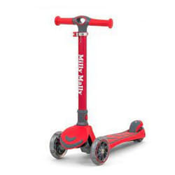 Trottinette - Milly Mally - Boogie - 3 roues - Rouge - Pliable