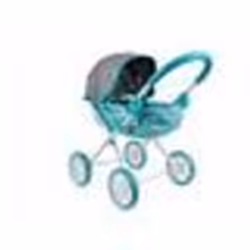 Poussette pour poupée Dori Prestige Menthe - MILLY MALLY - Convient aux poupées jusquà 40cm - Cadre en acier