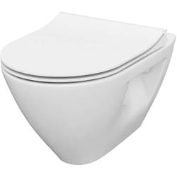 Cersanit Mille - WC suspendu avec abattant SoftClose, CleanOn, blanc S701-454