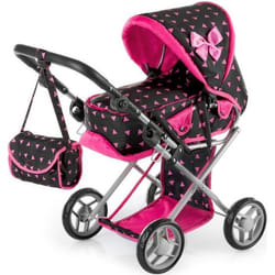 Poussette pour Poupée - Kinderplay - KP0200R - 2 en 1 - Couleur attrayante - Pliable