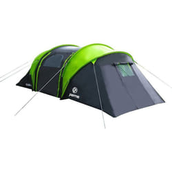 Tente de Camping - PEME - Tente avec Moustiquaire et Vestibule - Bojan 4 - Gris-Vert