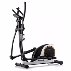 ZIPRO Hulk RS, Vélo elliptique magnétique, 150 kg, Maison, Intérieure, Noir, Argent, 25 cm