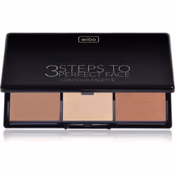 La palette contour de visage Wibo 3 Steps To Perfect Face Dark met en évidence les traits de votre visage et vous assure un m ...