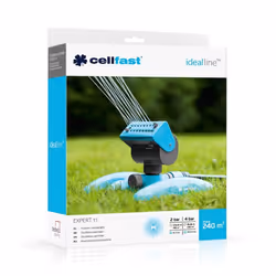 CELLFAST 52-067 arroseur Système d'aspersion d'eau oscillant Bleu, Gris