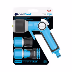 CELLFAST 53-535 Pistolet d'arrosage de jardin Noir, Bleu clair