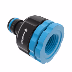 CELLFAST 53-210, Connecteur de tuyau, ABS, Noir, Bleu
