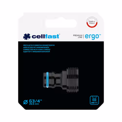 CELLFAST 53-235 Connecteur de robinet ABS Noir 1 pièce(s)