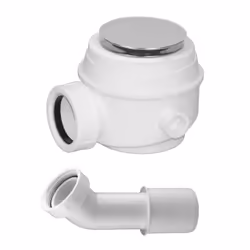 Omnires WB01X CR, Siphons de douche, Plastique, Chrome